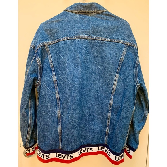 Levi’s Baggy Sport Tape Trucker Denim Jacket - Picture 4 of 4